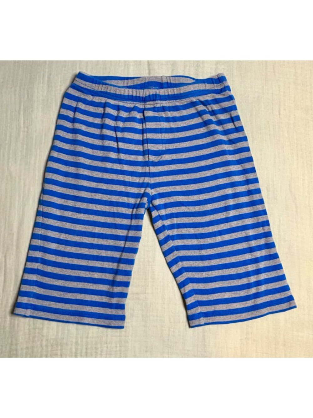 Mini Boden Blue & Gray Striped Short Sleeve Pajama Set 9Y - Picture 6 of 8